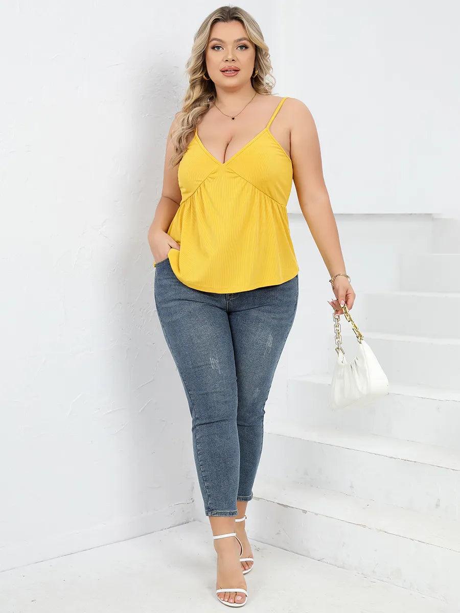 Plus Size Cami Vest Top - Modiva Modiva Plus Size Cami Vest Top