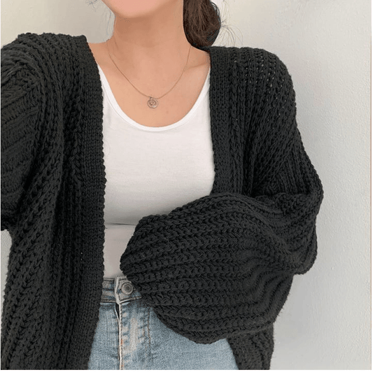 Knitted Oversize Cardigan - Modiva Modiva Knitted Oversize Cardigan