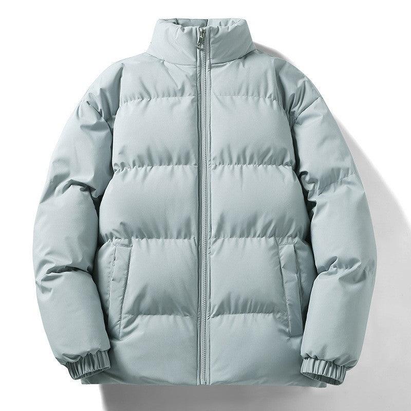 Turtle Neck Puffer Jacket - Modiva S / Blue Modiva Turtle Neck Puffer Jacket