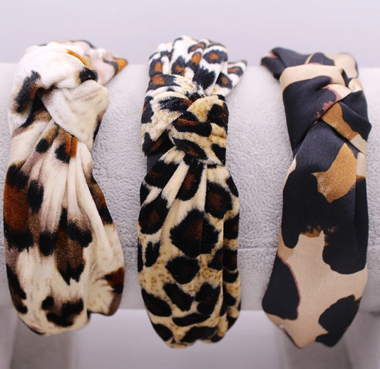 Leopard Print Headbands - Modiva Modiva Leopard Print Headbands
