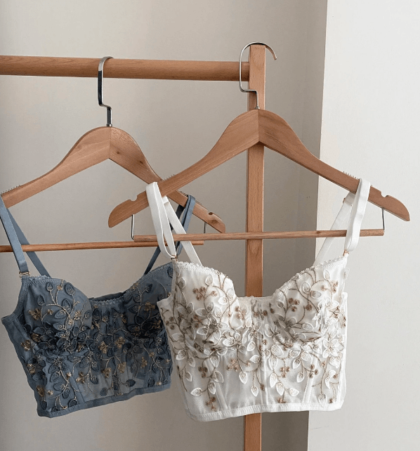 Lace Floral Corset Top - Modiva Modiva Lace Floral Corset Top