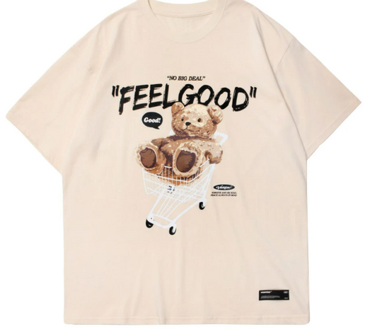 Oversized Feel Good Short Sleeve T-Shirt - Modiva S / Pink Modiva Oversized Feel Good Short Sleeve T-Shirt
