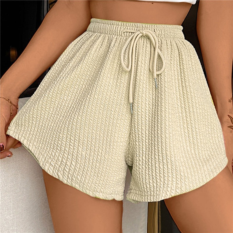 Ribbed Soft Shorts - Modiva S / Cream Modiva Clothing LTD Ribbed Soft Shorts