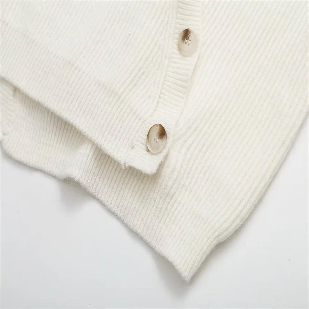 Autumn Oversized Knitted Button Up Cardigain - Modiva Modiva Autumn Oversized Knitted Button Up Cardigain